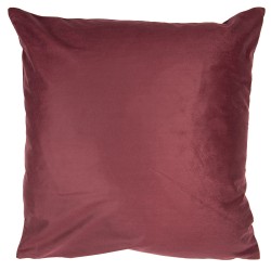 Clayre & Eef Housse de coussin 45x45 cm Rouge Polyester Carré Fleurs