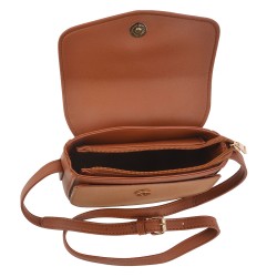 Melady Borsa a mano da donna 18x12 cm Marrone Plastica Rettangolo