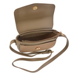 Melady Borsa a mano da donna 18x12 cm Beige Plastica Rettangolo