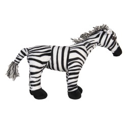 Clayre & Eef Fermaporta Zebra 37x13x30 cm Nero Bianco  Poliestere