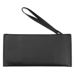 Juleeze Brieftasche 21x10 cm Schwarz Kunstleder Rechteck