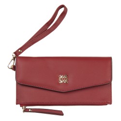 Juleeze Portefeuille 20x10 cm Rouge Cuir artificiel Rectangle