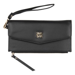 Juleeze Portefeuille 20x10 cm Noir Cuir artificiel Rectangle