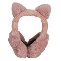 Melady Cache-oreilles pour enfants Rose Polyester