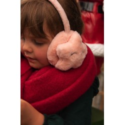 Melady Cache-oreilles pour enfants Rose Polyester