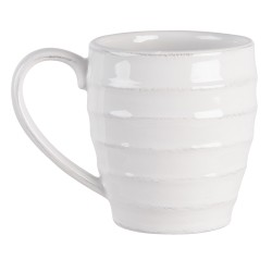 Clayre & Eef Mug 300 ml Blanc Céramique Rond