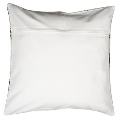 Clayre & Eef Housse de coussin 50x50 cm Beige Blanc Coton Carré