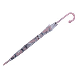 Juleeze Parapluie pour adultes Ø 60 cm Rose Plastique Chats