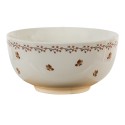 Clayre & Eef Bol à soupe 500 ml Beige Marron Porcelaine Lapin