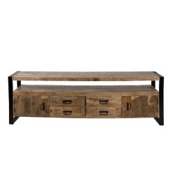 Clayre & Eef TV kast  190x40x70 cm Bruin Hout