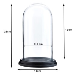 Clayre & Eef Cloche 21 cm Verre