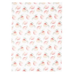 Clayre & Eef Tea Towel  50x70 cm Red White Cotton Apple