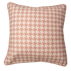 Clayre & Eef Housse de coussin 40x40 cm Beige Coton Carré Teckel