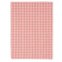 Clayre & Eef Asciugamani da cucina 50x70 cm Rosso Bianco  Cotone Rombo