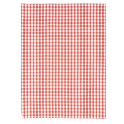 Clayre & Eef Geschirrtuch 50x70 cm Rot Weiß Baumwolle Rauten