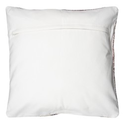 Clayre & Eef Housse de coussin 50x50 cm Rose Bleu Coton Carré