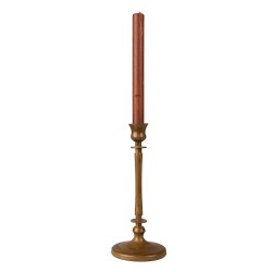 Clayre & Eef Candelabro 24 cm Color oro Ferro Rotondo