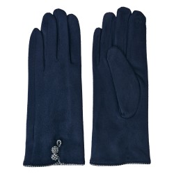 Juleeze Gants d'hiver 8x24 cm Bleu 100% Polyester