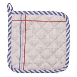 Clayre & Eef Pannenlap  20x20 cm Beige Katoen Haan