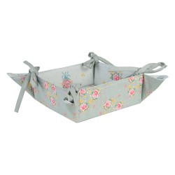 Clayre & Eef Broodmand  35x35x8 cm Groen Katoen Bloemen