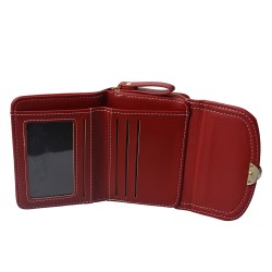 Juleeze Brieftasche 11x9 cm Rot Kunstleder Rechteck