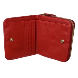 Juleeze Portefeuille 11x10 cm Rouge Cuir artificiel Rectangle