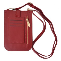 Juleeze Portefeuille 12x18 cm Rouge Cuir artificiel Rectangle