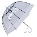 Juleeze Children's Umbrella Ø 65x65 cm Transparent Plastic