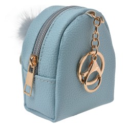 Juleeze Keychain small pouch Blue Synthetic