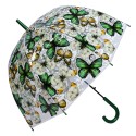 Juleeze Adult Umbrella 60 cm Transparent Plastic Butterflies