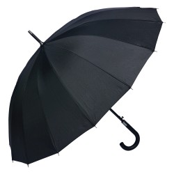 Juleeze Erwachsenen-Regenschirm 60 cm Schwarz Synthetisch