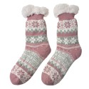 Juleeze Chaussettes de maison one size Rose Synthétique