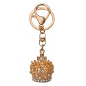 Juleeze Keychain Crown Gold colored Metal