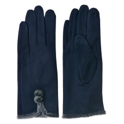 Juleeze Gants d'hiver 8x24 cm Bleu Polyester