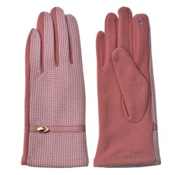 Juleeze Gants d'hiver 8x24 cm Rose Polyester