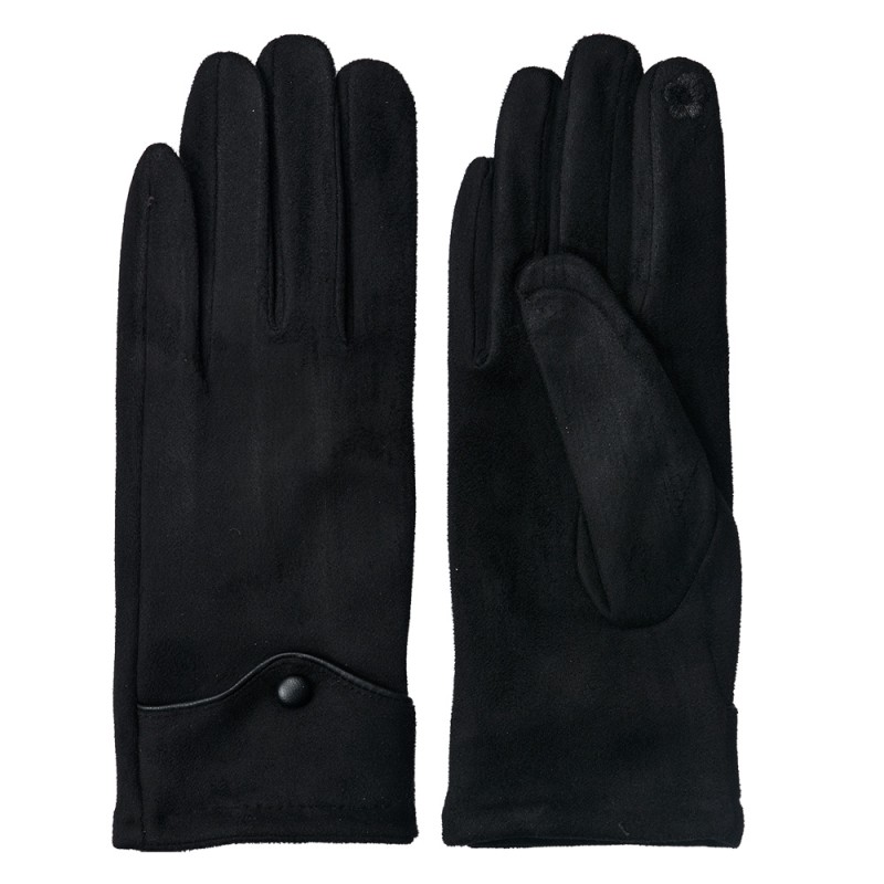 Juleeze Winterhandschuhe 8x24 cm Schwarz Polyester