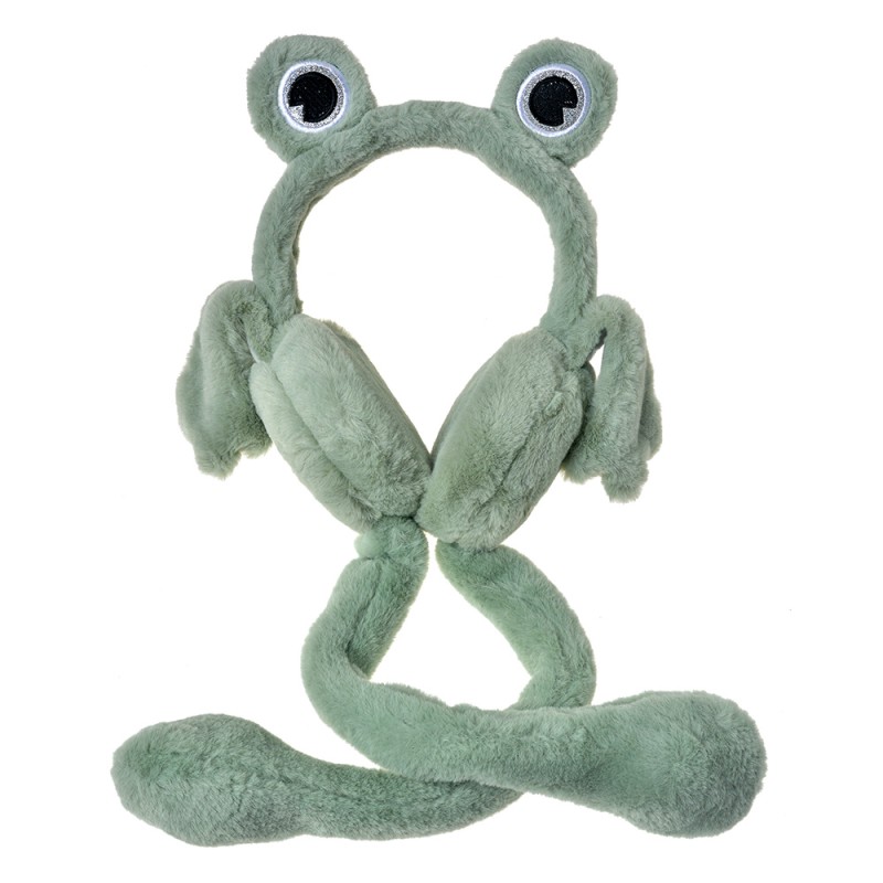 Juleeze Cache-oreilles pour enfants one size Vert Peluche