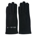 Juleeze Winter Gloves 8x24 cm Black Cotton Polyester