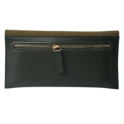 Juleeze Portefeuille 19x10 cm Vert Noir Cuir artificiel Rectangle