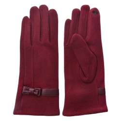 Melady Gants d'hiver 8x24 cm Rouge Polyester