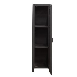 Clayre & Eef Cabinet 45x40x160 cm Black Wood