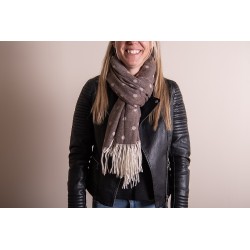 Juleeze Winter Scarf Women 68x180 cm Brown