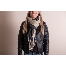 Juleeze Wintersjaal Dames  65x180 cm Grijs