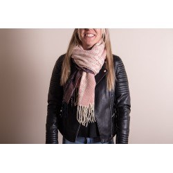 Juleeze Wintersjaal Dames  65x180 cm Roze