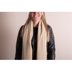 Juleeze Écharpe d'hiver femmes 50x180 cm Beige