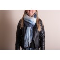 Juleeze Wintersjaal Dames  35x180 cm Blauw