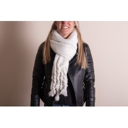 Juleeze Winter Scarf Women 40x200 cm White