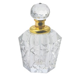 Melady Flacon à parfum 4x4x7 cm Verre Hexagone