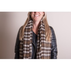 Juleeze Winter Scarf Women 70x190 cm Brown Diamond