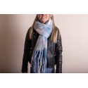 Juleeze Wintersjaal Dames  36x210 cm Blauw